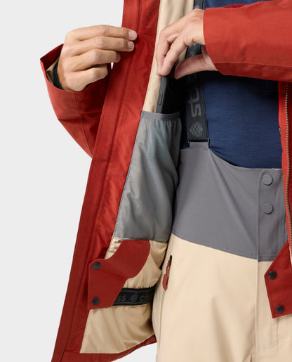 Stio Men's Doublecharge Insulated Jacket in Redrock