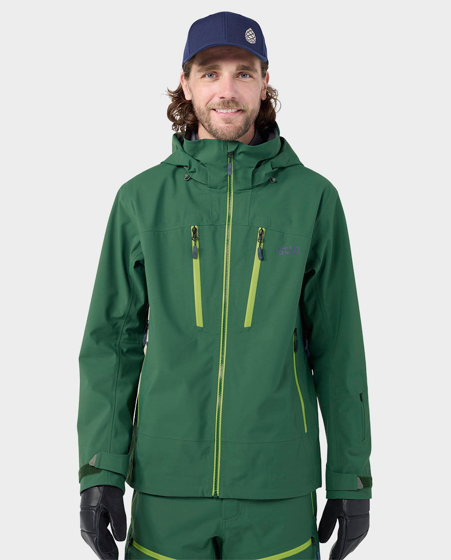 Stio Men's Environ Jacket in Forestline