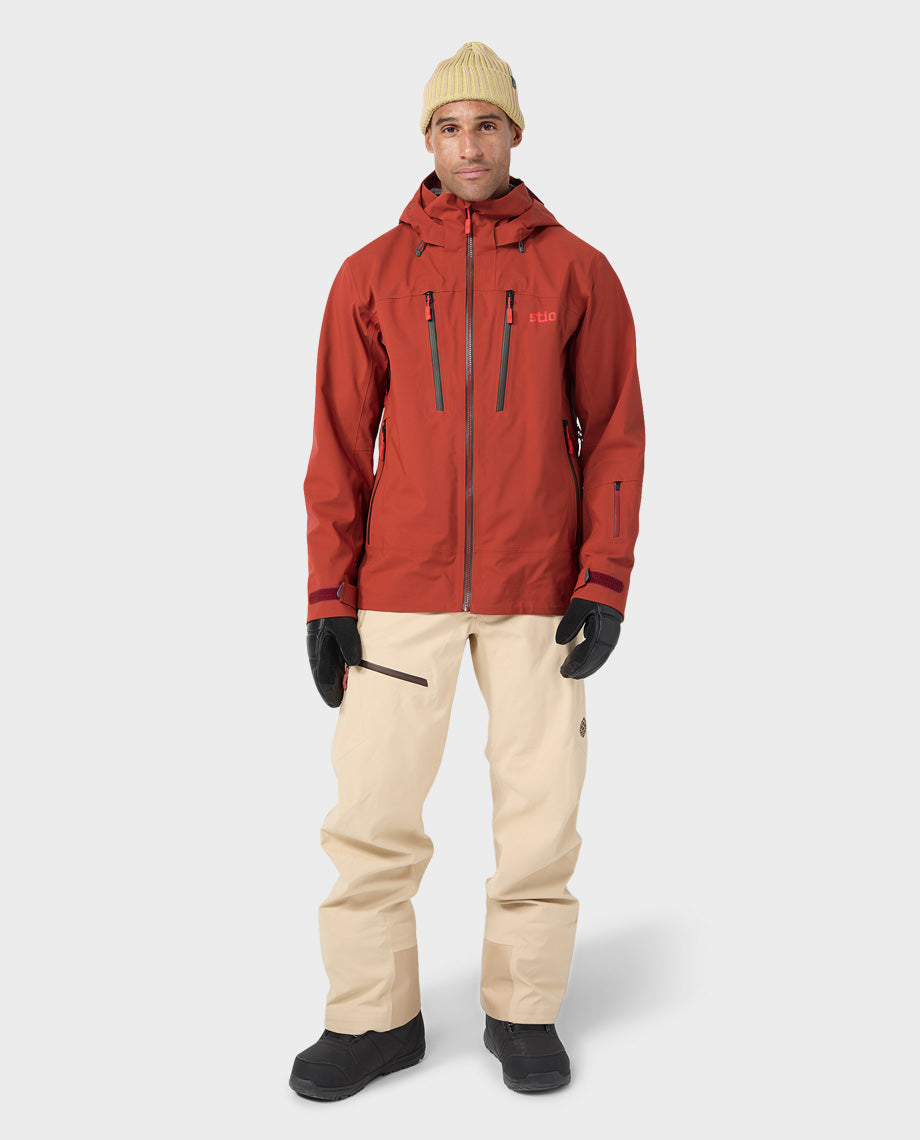 Stio Men's Environ Jacket in Redrock
