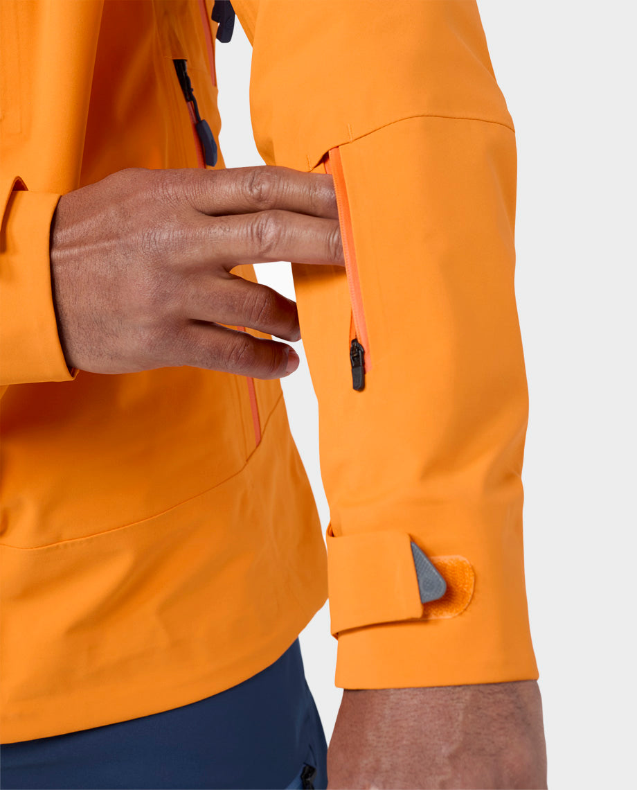 Stio Men's Environ Jacket in Orange Peel
