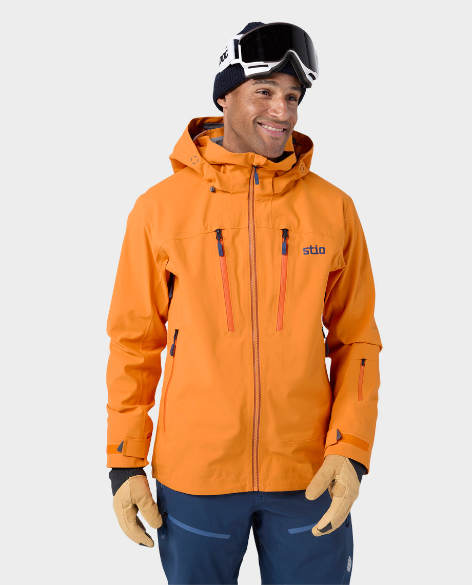 Stio Men's Environ Jacket in Orange Peel