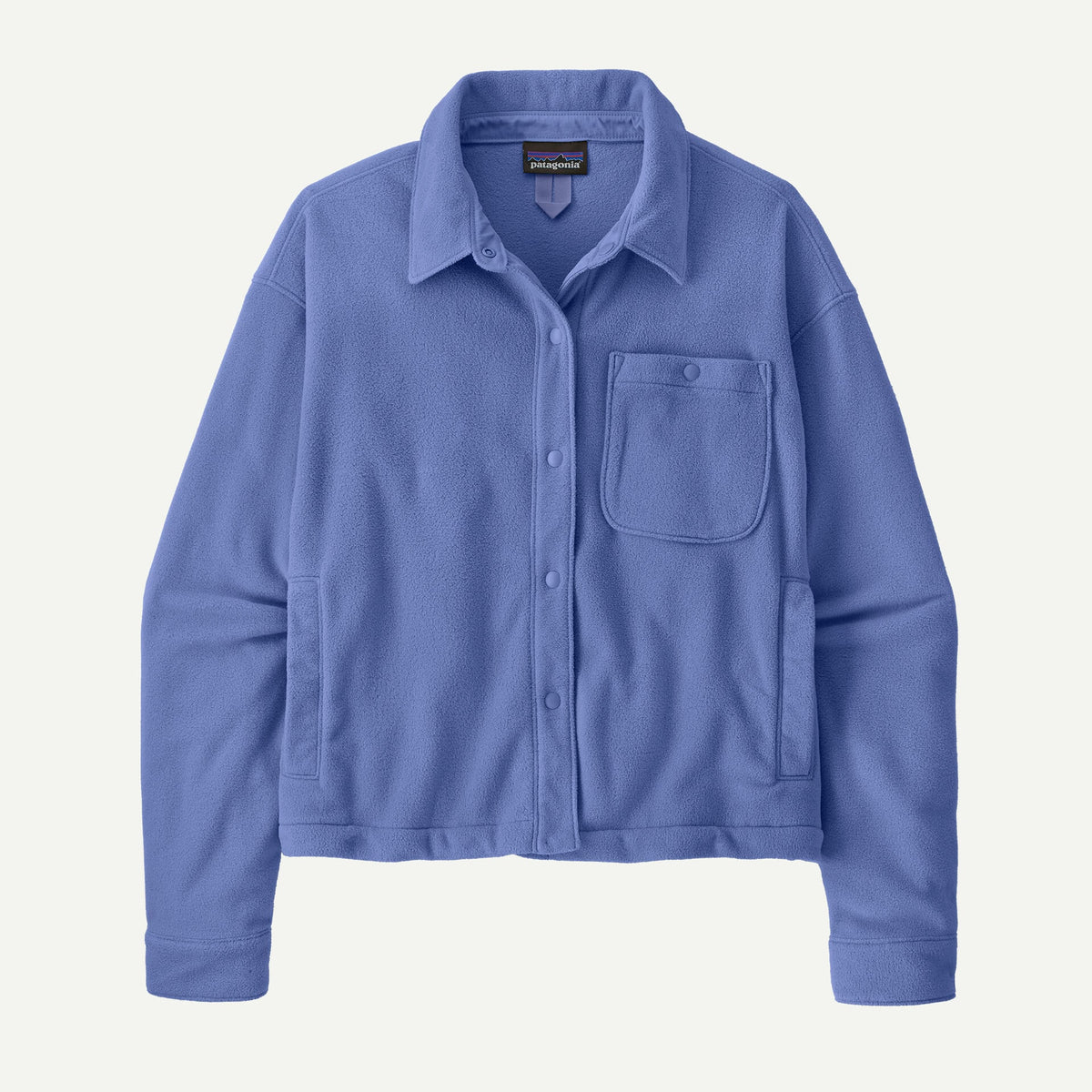 Patagonia Women's Micro D Fleece Shirt Jkt - Diver Blue