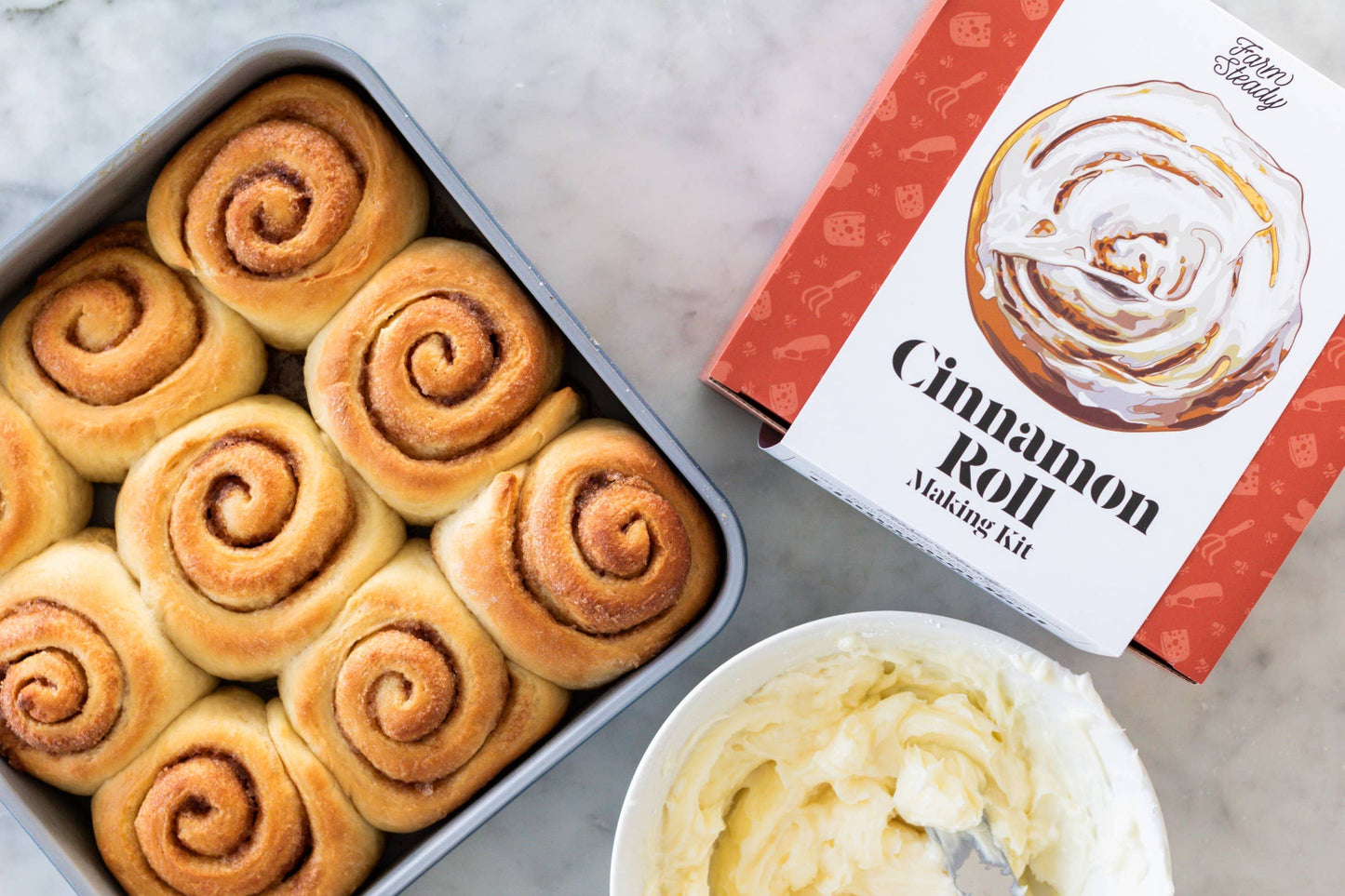 Cinnamon roll kit ingredients
