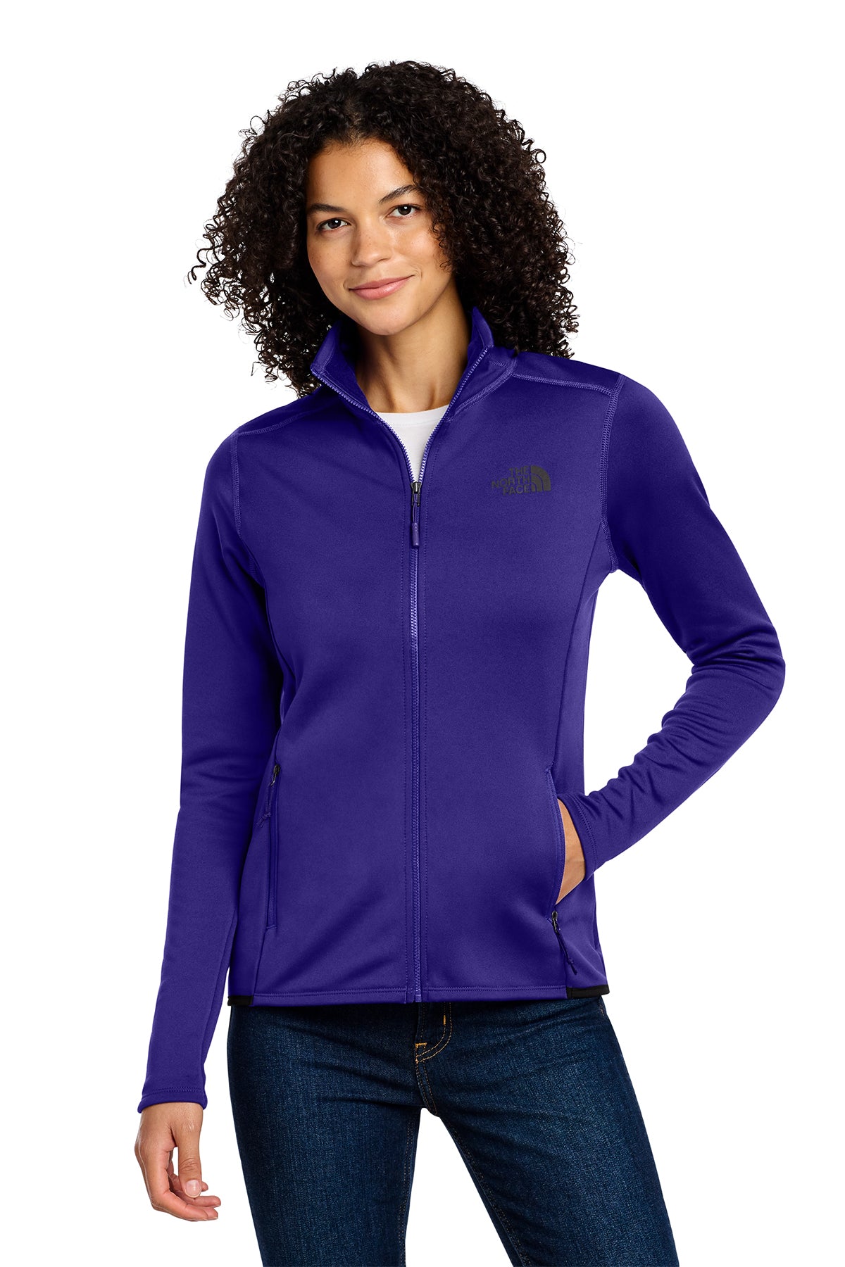 Custom North Face® Women's Skyline Full-Zip Fleece Jacket
