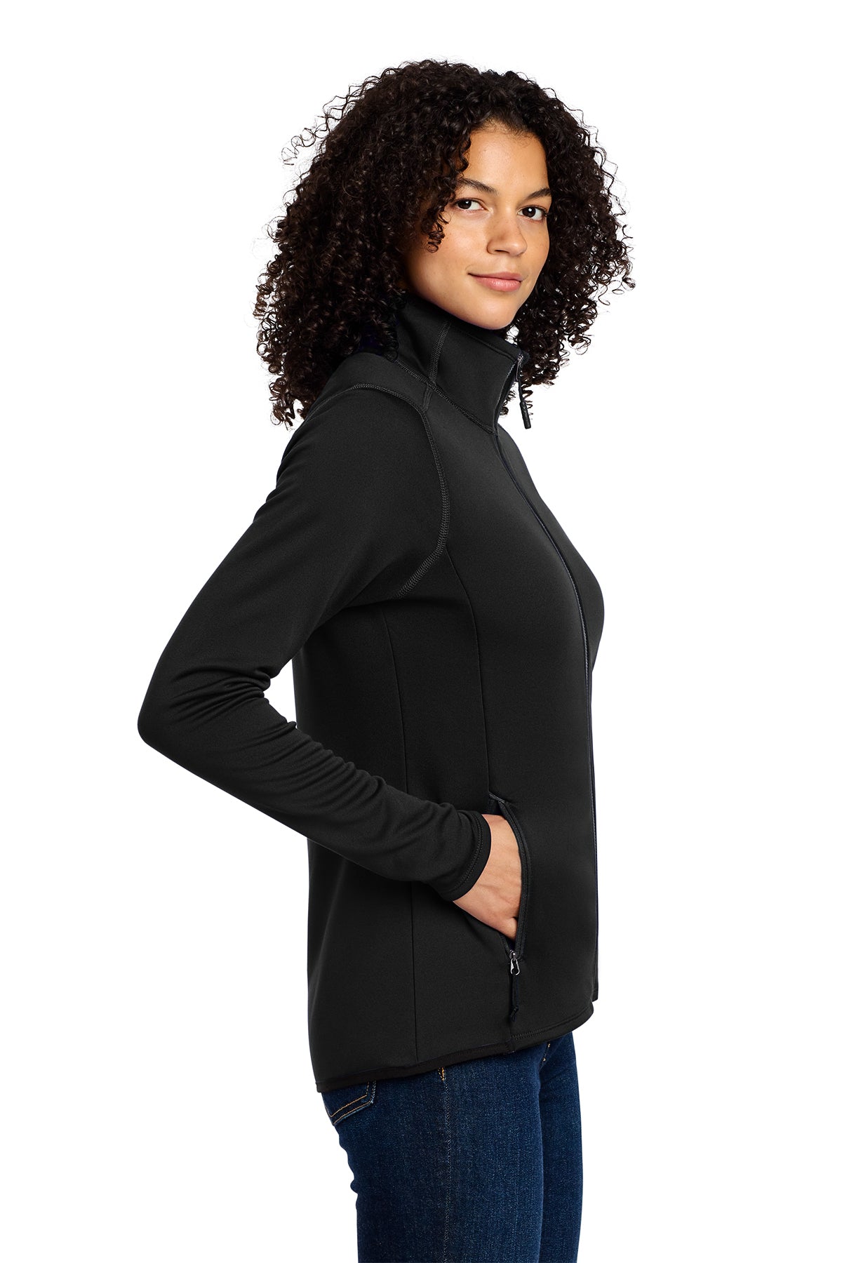 Custom North Face® Women's Skyline Full-Zip Fleece Jacket