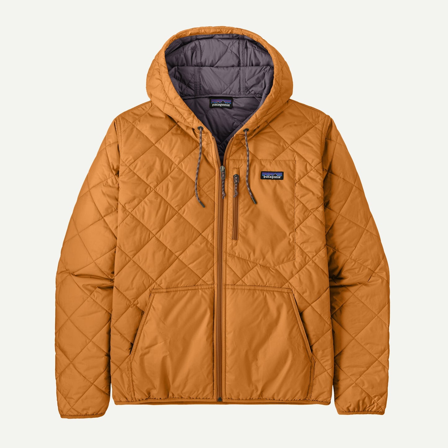 Patagonia M's Diamond Quilted Bomber Hoody - Cinnamon Brown