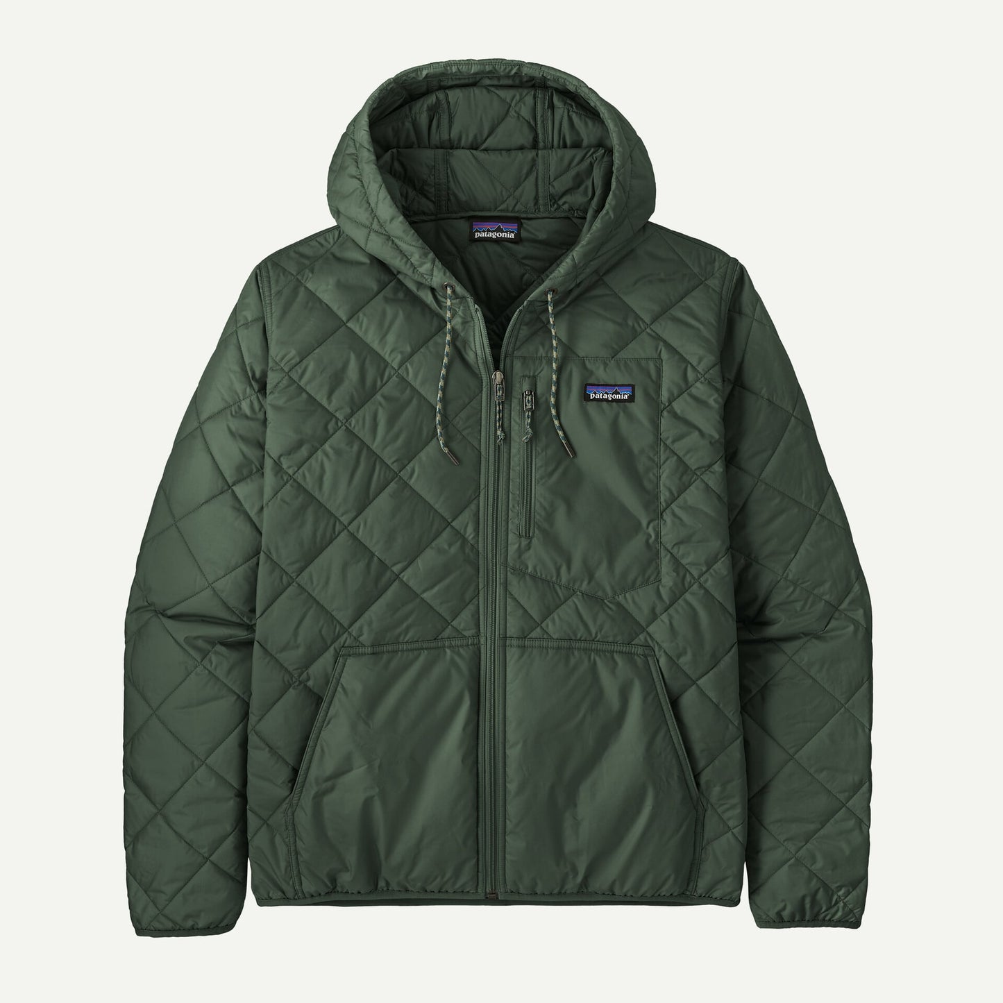 Patagonia M's Diamond Quilted Bomber Hoody - Canopy Green