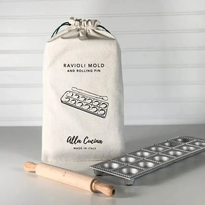Italian Ravioli Mold with Roller - EarthHero Corporate Gifting and Custom Swag