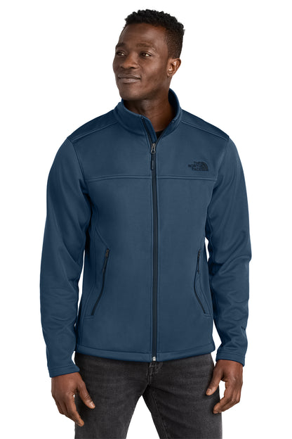 Custom North Face® Chest Logo Ridgewall Soft Shell Jacket