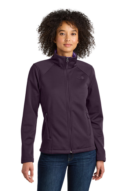 Custom North Face® Women's Chest Logo Ridgewall Soft Shell Jacket