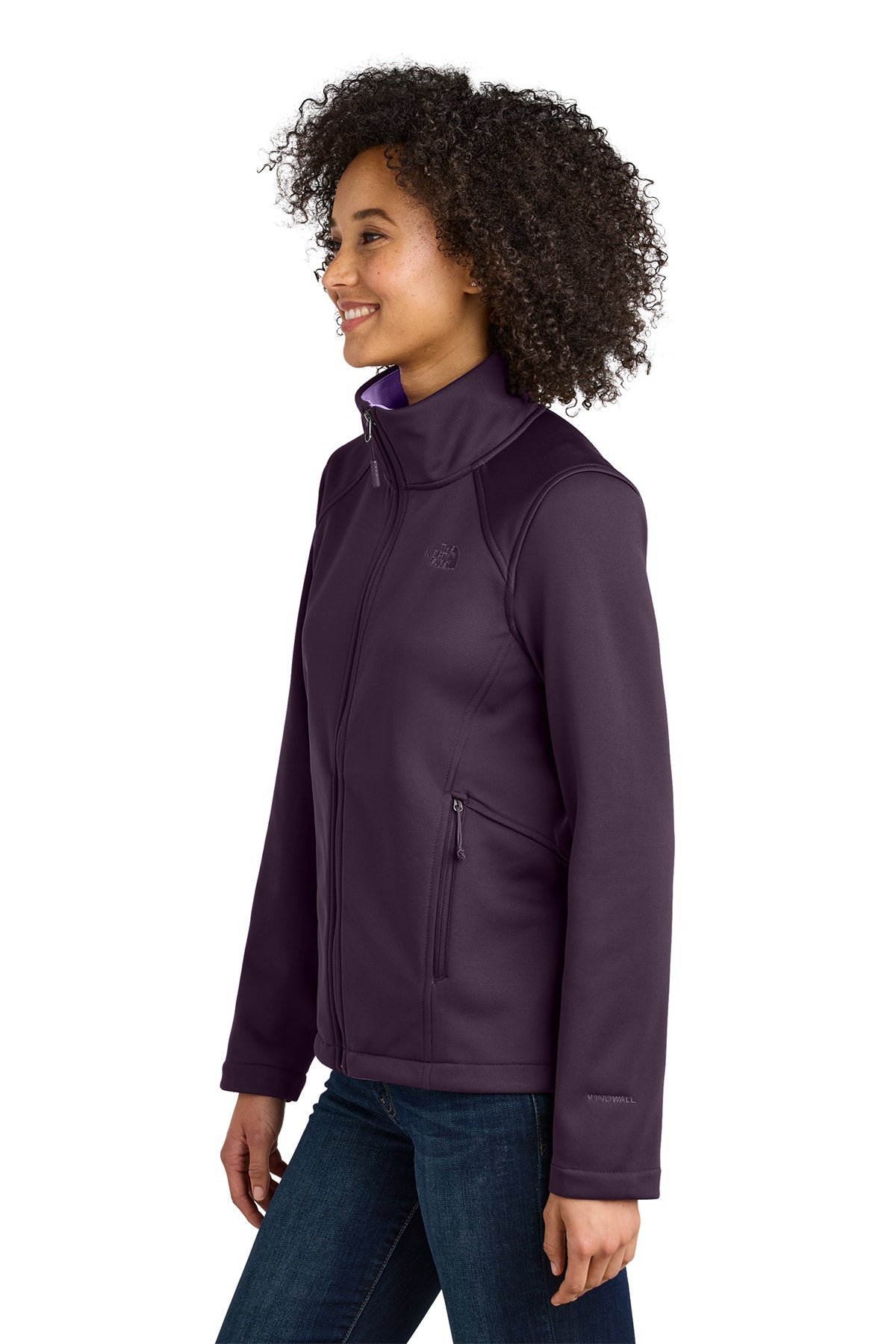 Custom North Face® Women's Chest Logo Ridgewall Soft Shell Jacket