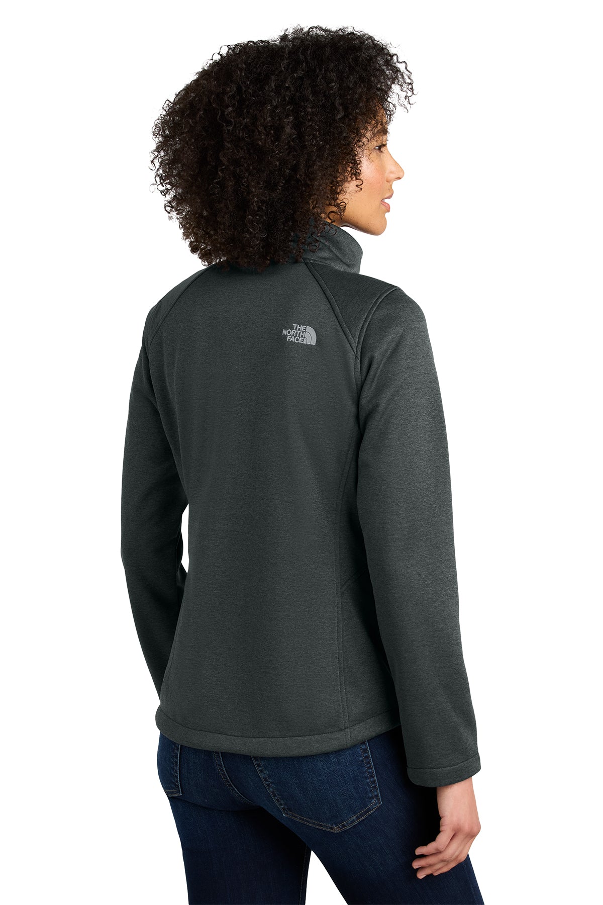 Custom North Face® Women's Chest Logo Ridgewall Soft Shell Jacket