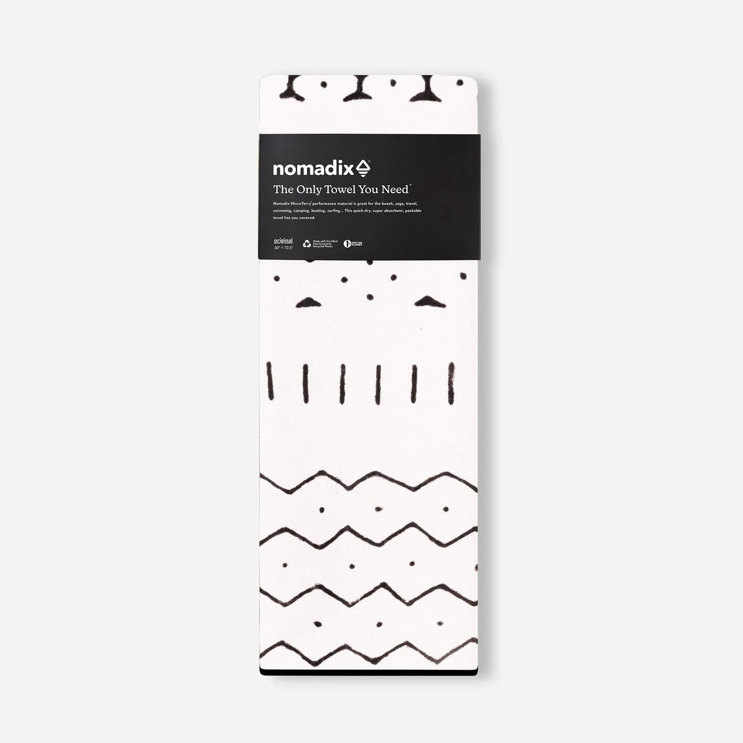 Original Towel: Mud Cloth White Nomadix