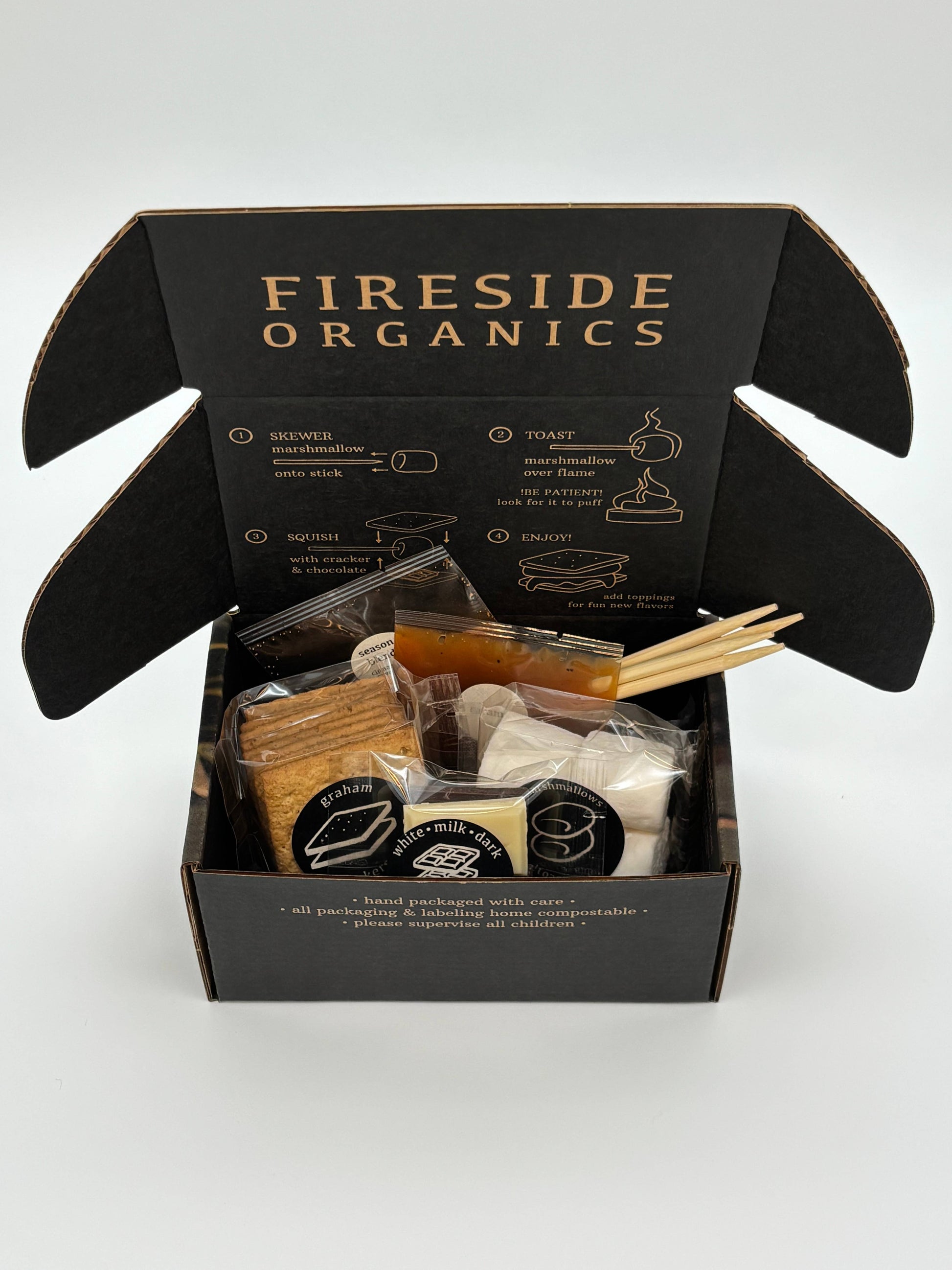 FIRESIDE Organics Classic S'More Kit 4-Pack