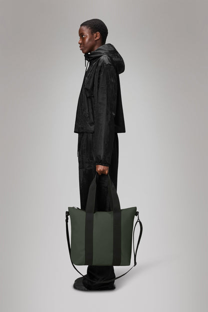 RAINS Tote Bag Mini Green 16L H36 x D13 x W40 cm Tote