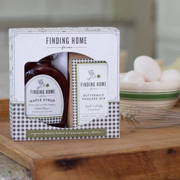 Maple syrup gift set styled