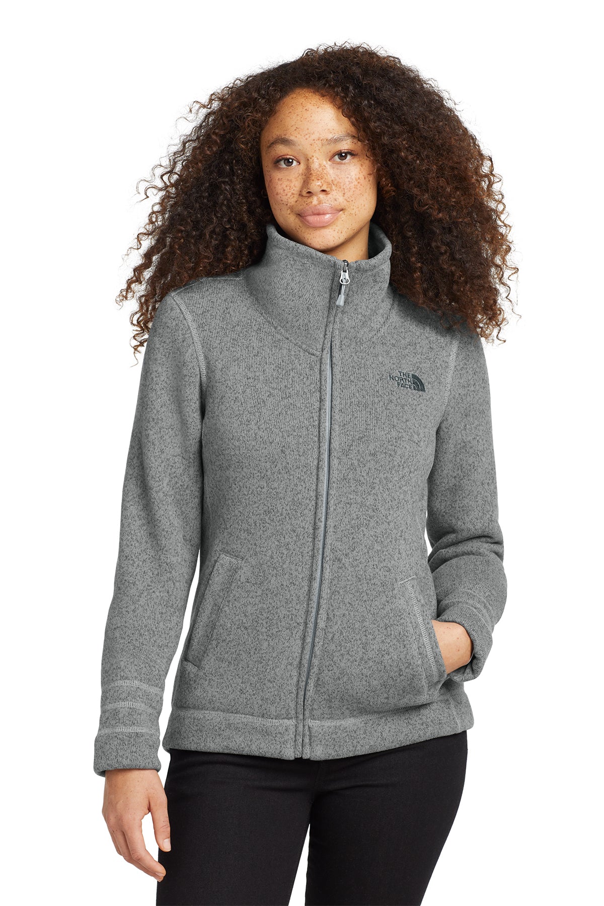 Custom North Face® Women's Sweater Fleece Jacket