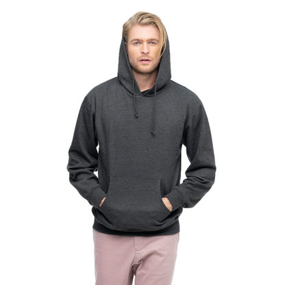 Unisex Heathered Fleece Hoodie - EarthHero Corporate Gifting and Custom Swag