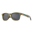 Matte Olive Green / Rainbow Wood + Polarized Smoke Lens