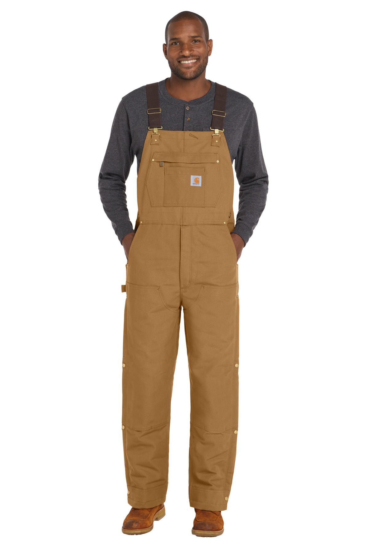 Carhartt® Tall Firm Duck Insulated Bib Overalls Carhartt