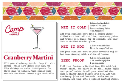 Cranberry Martini Cocktail Mix - EarthHero Corporate Gifting and Custom Swag