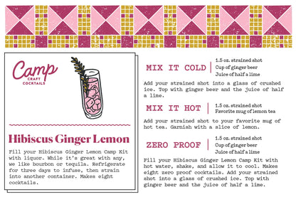 Hibiscus Ginger Lemon Cocktail Mix - EarthHero Corporate Gifting and Custom Swag