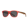 Matte Red / Rainbow Wood/ Smoke Polarized