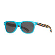 Matte Aqua / Rainbow Wood/ Smoke Polarized