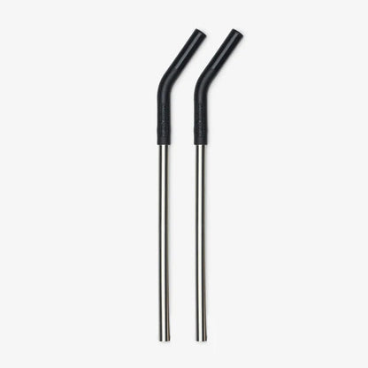 Klean Kanteen Steel Straws Straw 2-Pack - Black Klean Kanteen