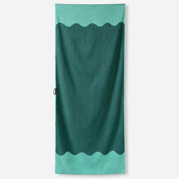 Organic Beach Towel: Lounge Teal Ocean Nomadix
