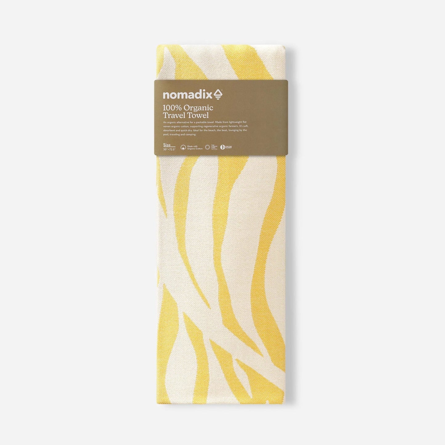 Organic Travel Towel: Jungle Vine Amber Sun Nomadix