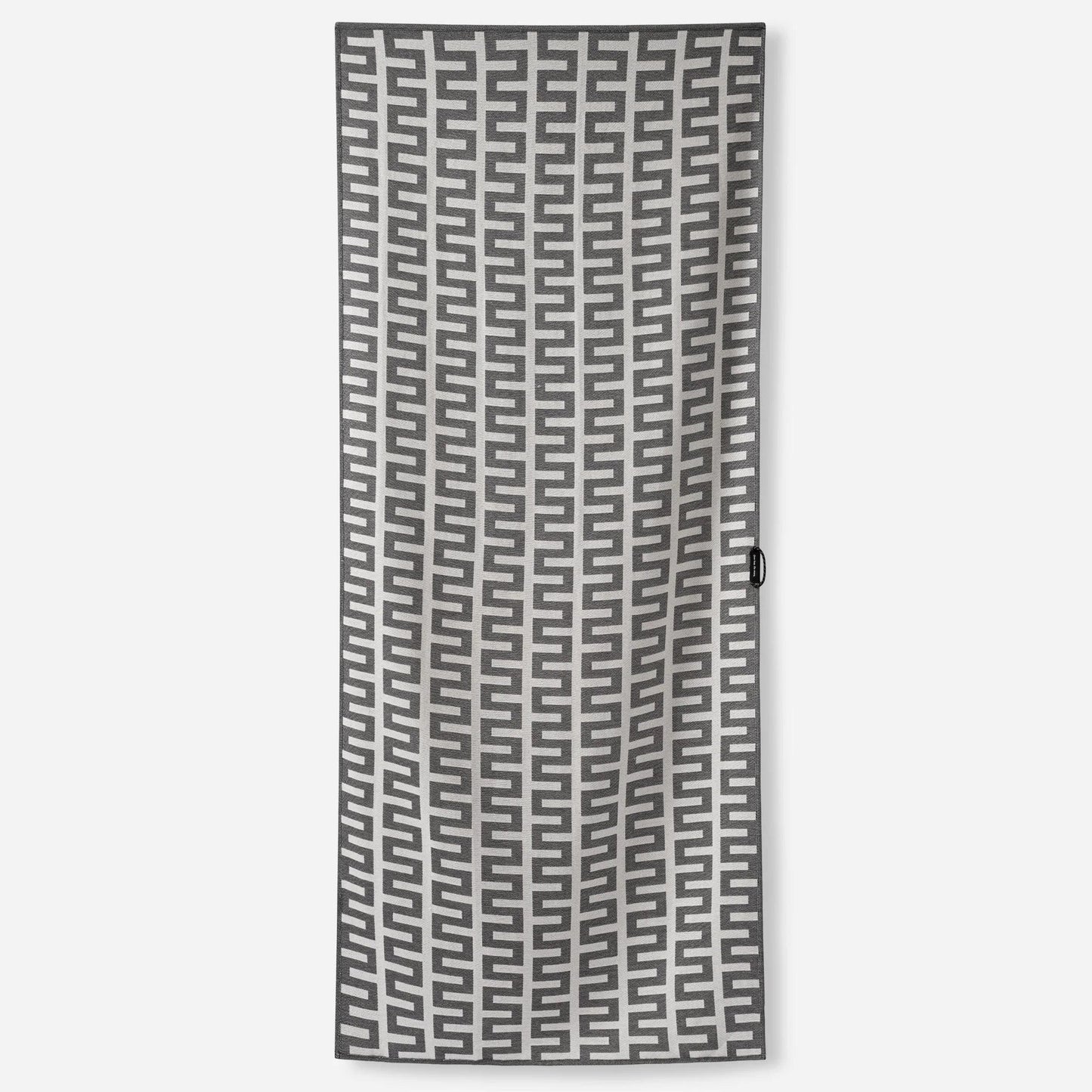 Organic Travel Towel: Modern Switchback Black Nomadix