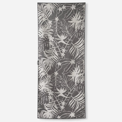 Organic Travel Towel: Retro Palms Black Nomadix