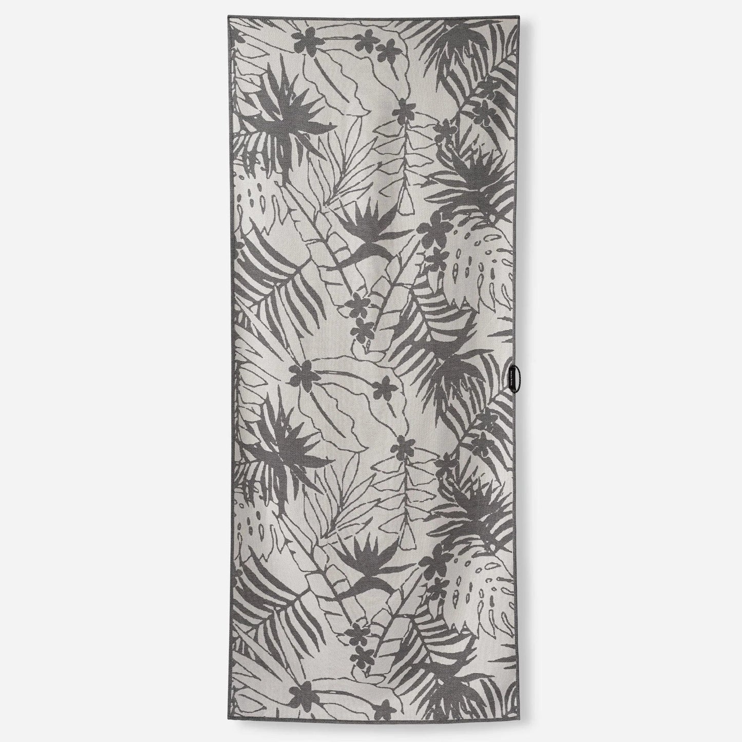 Organic Travel Towel: Retro Palms Black Nomadix