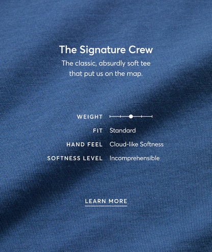 Custom Marine Layer Men's Signature Crew - EarthHero Corporate Gifting and Custom Swag