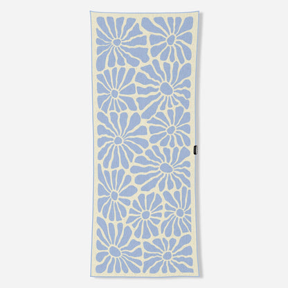 Organic Travel Towel: Lazy Daisy Coastal Blue Nomadix