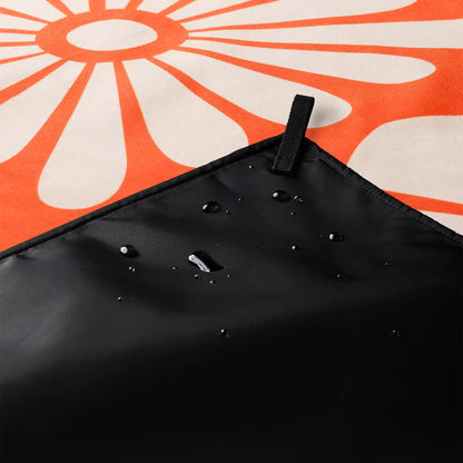 Festival Blanket: Big Flowers Expedition Orange Nomadix