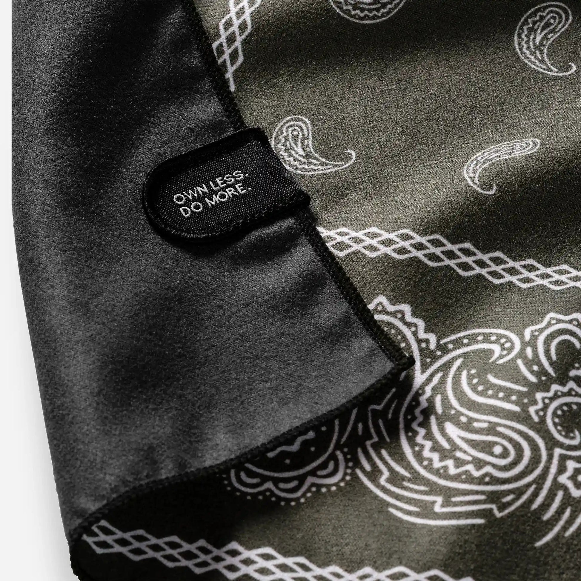Bandana Towel: Paisley Forest Green Nomadix