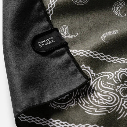 Bandana Towel: Paisley Forest Green Nomadix