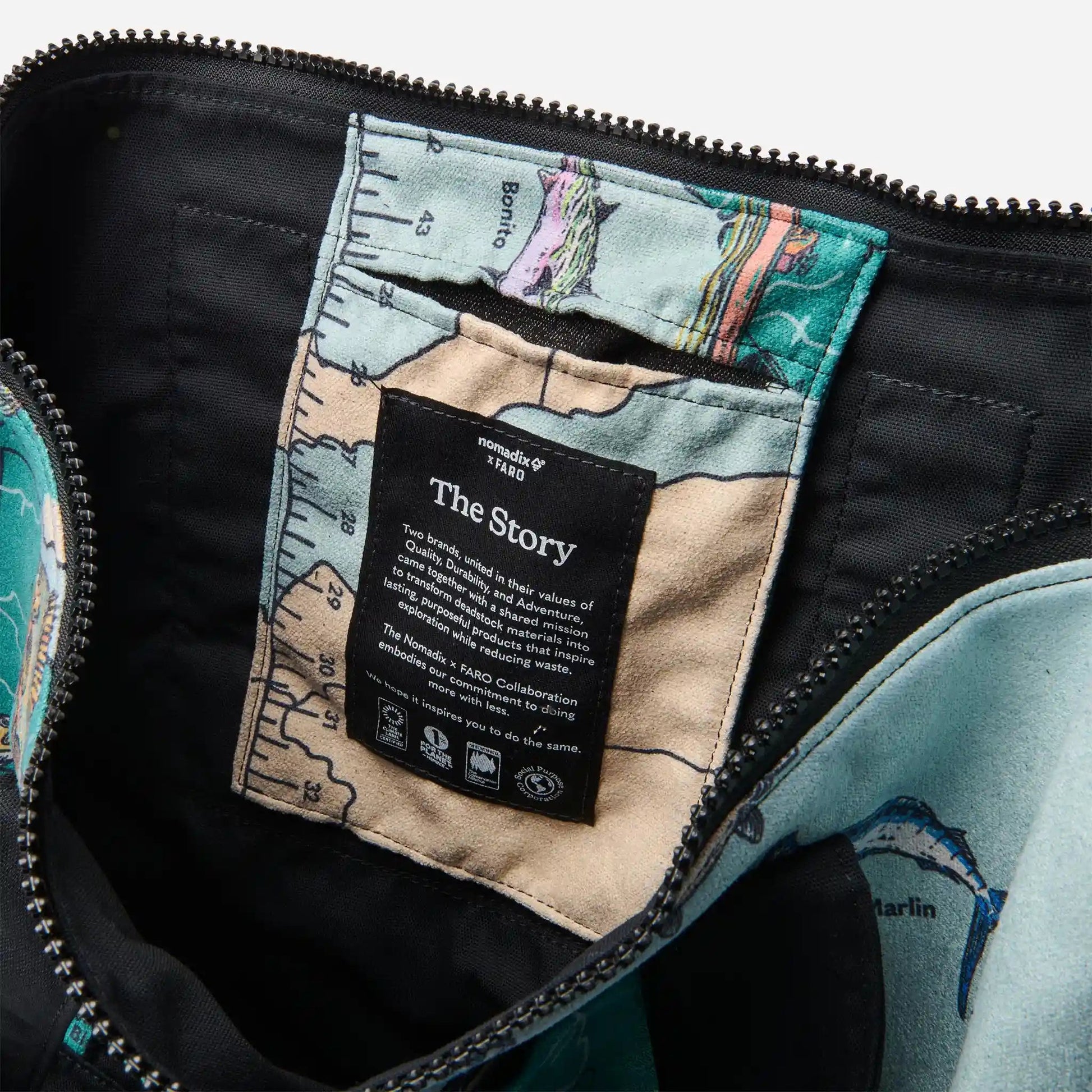 The Tote: Nomadix x FARO: Fish Map Nomadix