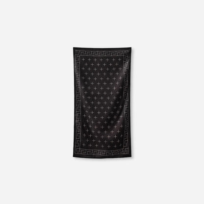 Hand Towel: Barton Black Nomadix