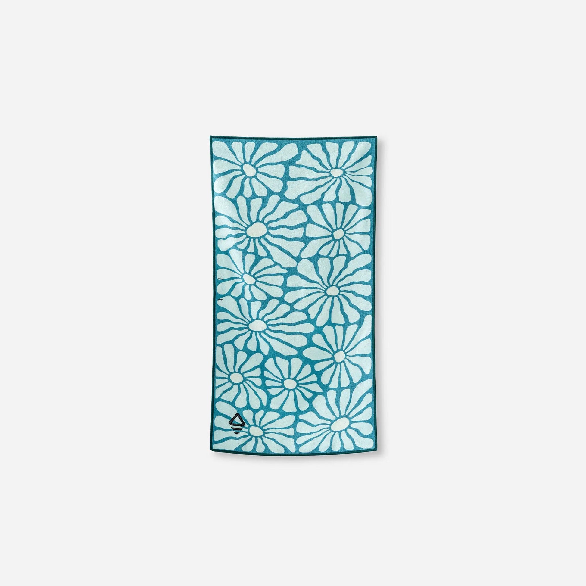 Hand Towel: Lazy Daisy Seafoam Green Nomadix