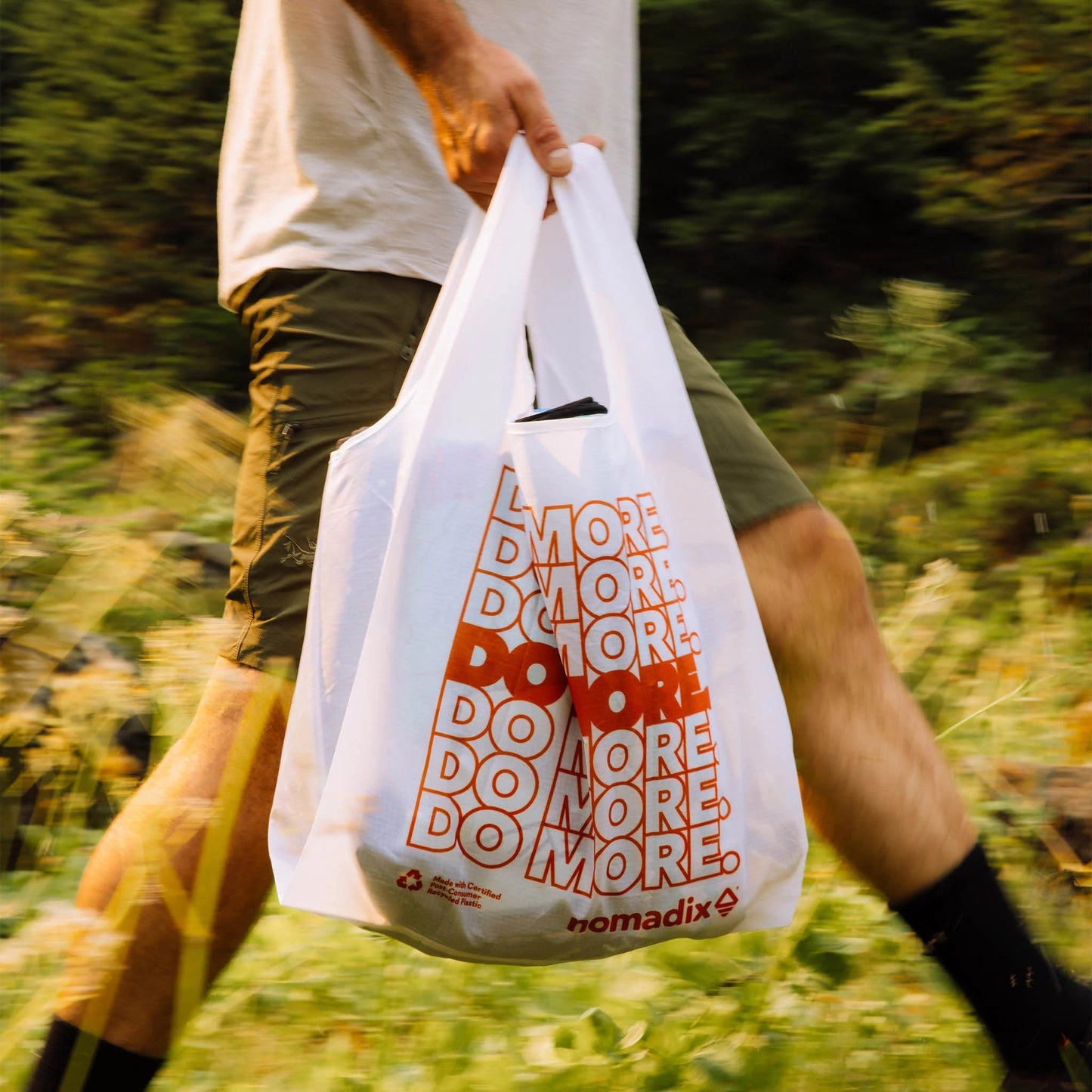 Pocket Tote: Own Less. Do More. Nomadix