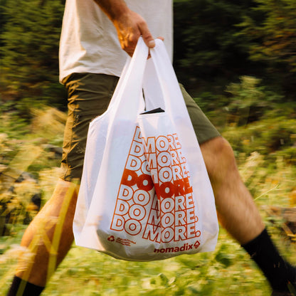 Pocket Tote: Own Less. Do More. Nomadix
