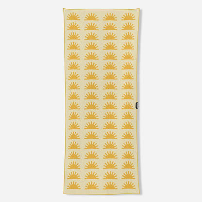 Organic Beach Towel: Sunshine Amber Sun Nomadix