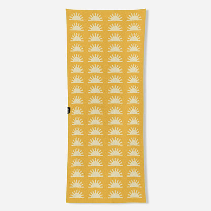 Organic Beach Towel: Sunshine Amber Sun Nomadix
