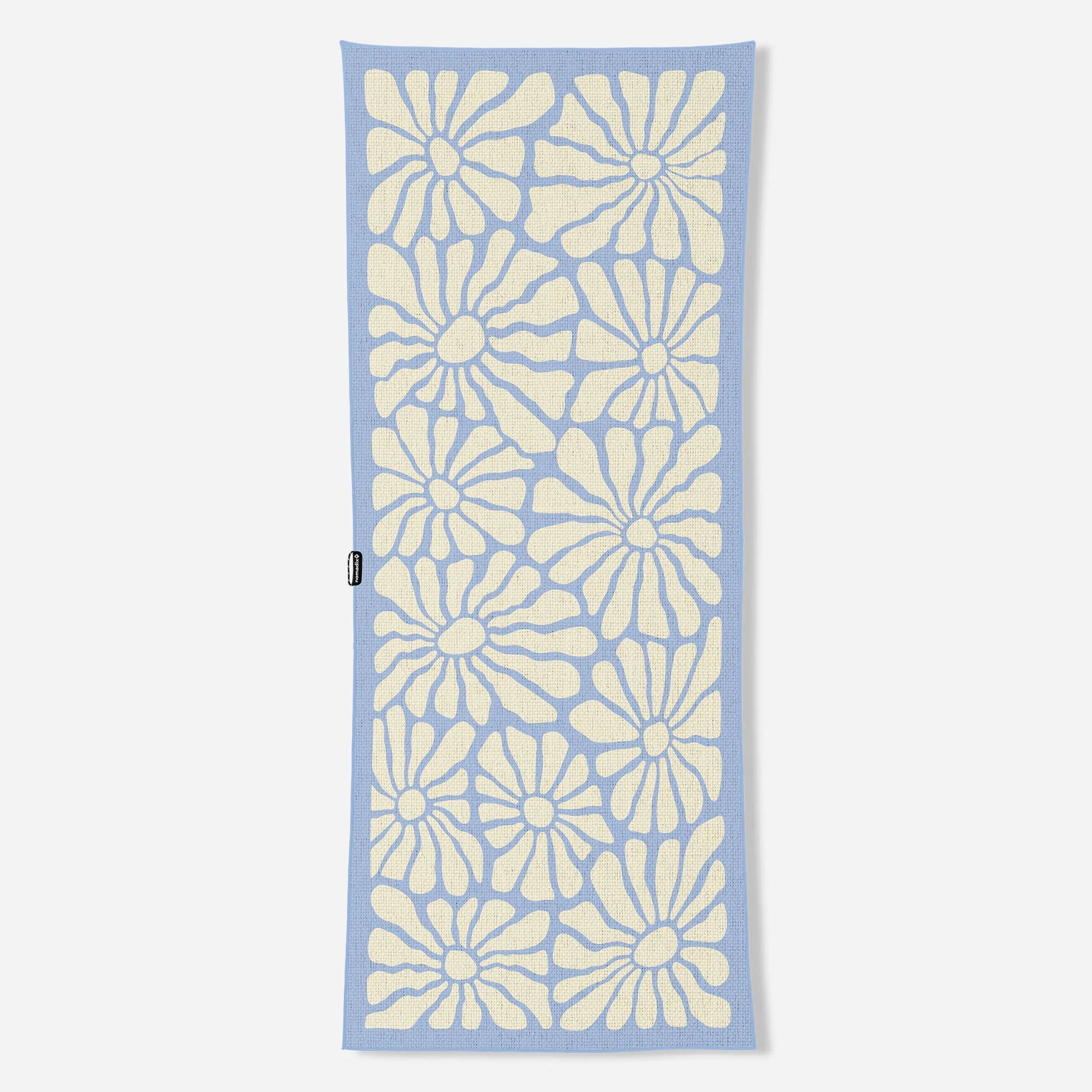 Organic Travel Towel: Lazy Daisy Coastal Blue Nomadix