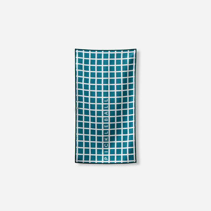 Pickleball Towel: Pickleball Net Teal Ocean Nomadix