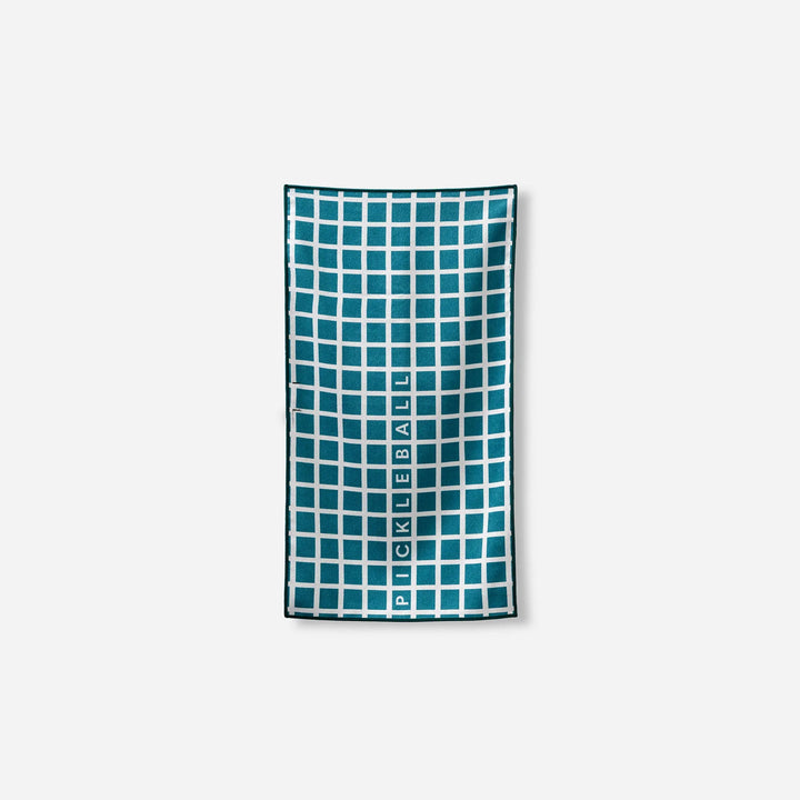 Pickleball Towel: Pickleball Net Teal Ocean Nomadix