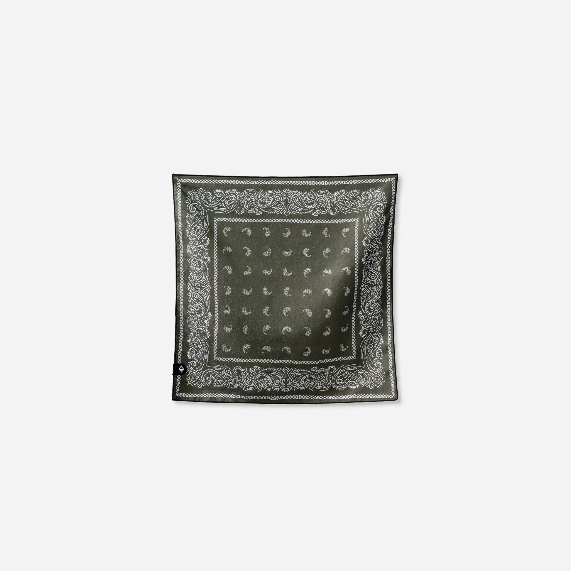 Bandana Towel: Paisley Forest Green Nomadix